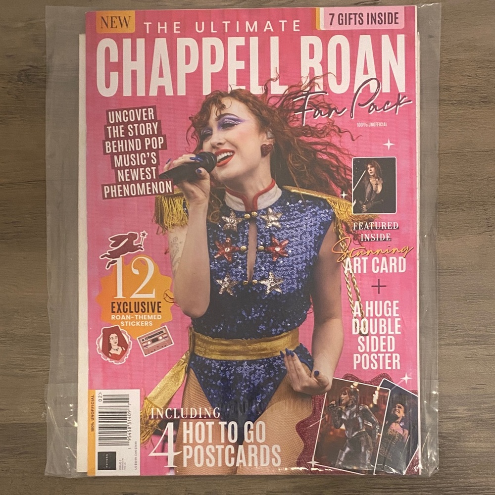 Fan Pack Coffee Table Book - Pink and Blue